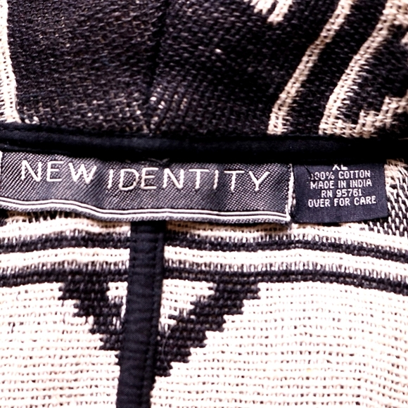 Vintage Western Tapestry Blazer, Crop Aztec by New Identity, XL - Picture 5 of 9